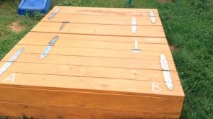 117.Супер песочница - раскладушка для детей своими руками.