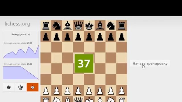 Тренажер шахматных координат на lichess смотреть онлайн