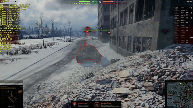 World Of Tank AMD Ryzen7 5700G 16Watt