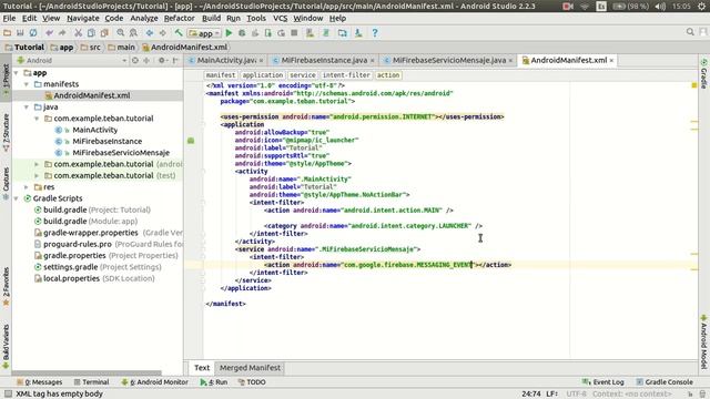 Tutorial Envio de notificaciones en tiempo real con firebase, volley, php y mysql parte 2 смотреть онлайн