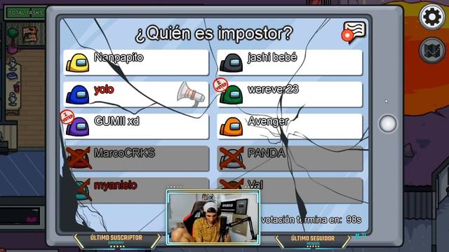 AMONG US - por PRIMERA VEZ IMPOSTOR con YOLO AVENTURAS y + YOUTUBERS 😈 смотреть онлайн