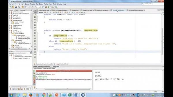 JUnit and automated testing