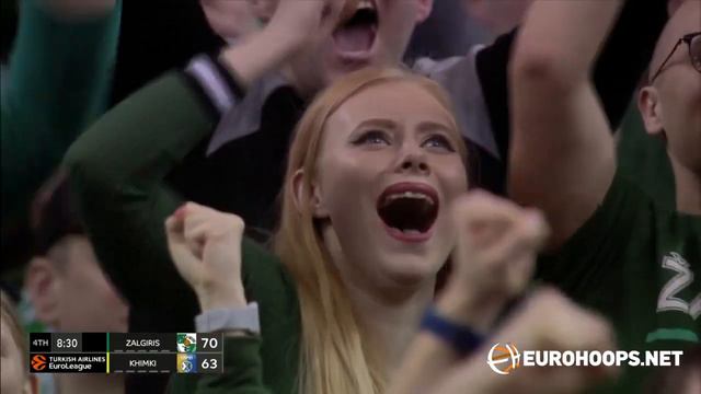 Zalgiris Kaunas - Khimki Moscow Region 96-85: KC Rivers (5 3-pointers) смотреть онлайн