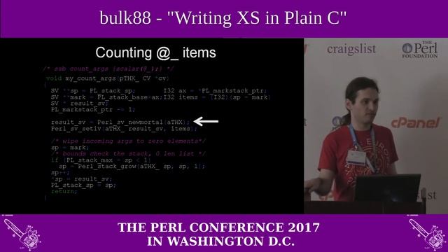 Bulk88 - "Writing XS in Plain C": смотреть онлайн