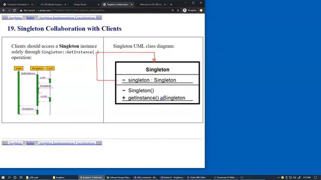 12.6 Singleton Design Pattern смотреть онлайн