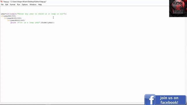 Leap year in Python in Urdu/Hindi смотреть онлайн