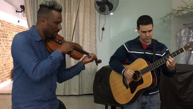 Michael Jackson ( Black Or White ) Violin E Violao