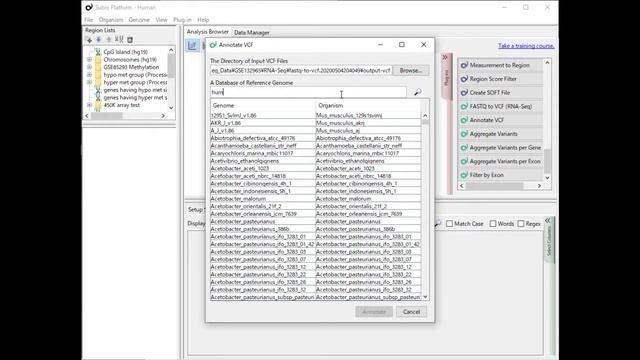 How to use "Annotate VCF" tool смотреть онлайн