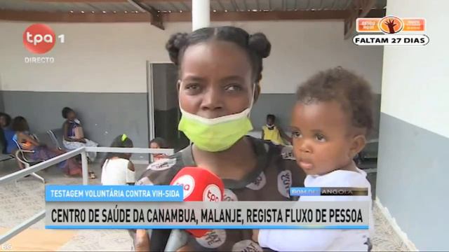 Testagem voluntária contra VIH-SIDA: Centro de saúde da Canambua, Malanje, regista fluxo de pesso смотреть онлайн