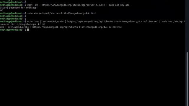 Instalar Mongo db en ubuntu server lst 18 смотреть онлайн