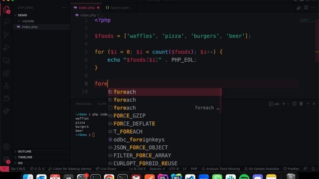 Intro to PHP: arrays and loops смотреть онлайн