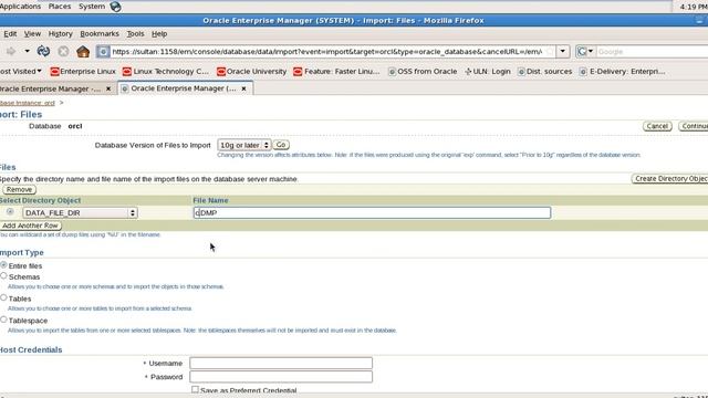 Exportación e importación de datos en oracle con Enterprise Manager смотреть онлайн