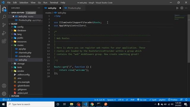 Laravel 9 tutorial # Controller Route Groups | new feature смотреть онлайн