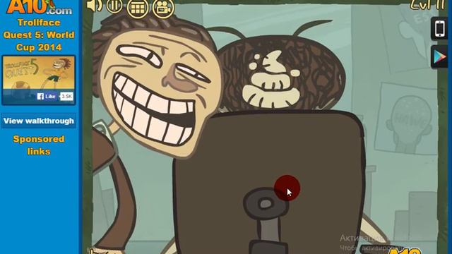 Прохождение игры Троль Фейс смотреть онлайн