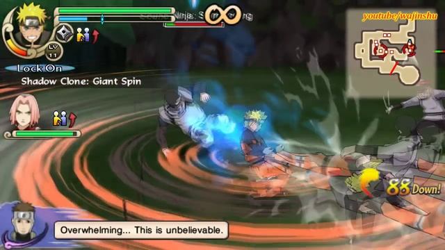 Naruto Shippuden Ultimate Ninja Impact Walkthrough Part 11 Naruto vs Orochimaru (60 FPS) смотреть онлайн