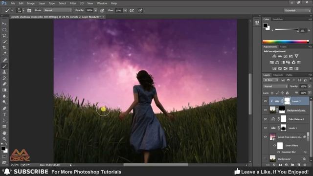 Photoshop Photo Manipulation | Photoshop Tutorial | AM Designz смотреть онлайн