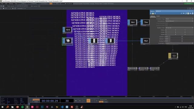 Kinetic Typography – TouchDesigner Tutorial 17
