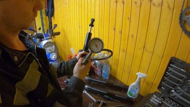 Восстановление питбайка Regulmoto 140 Cc после пожара! Часть 2 Подвеска