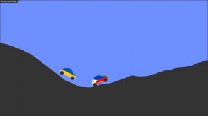 Car Race - Country Cars - Top 50 Populated Countries 2019 - Algodoo