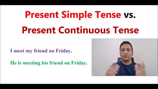 Present Simple Tense vs Present Continuous Tense_English 101 смотреть онлайн