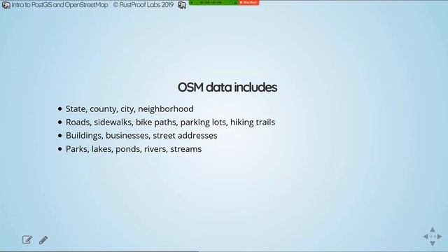 Intro to PostGIS and OpenStreetMap - (1 / 6 in webinar series) смотреть онлайн