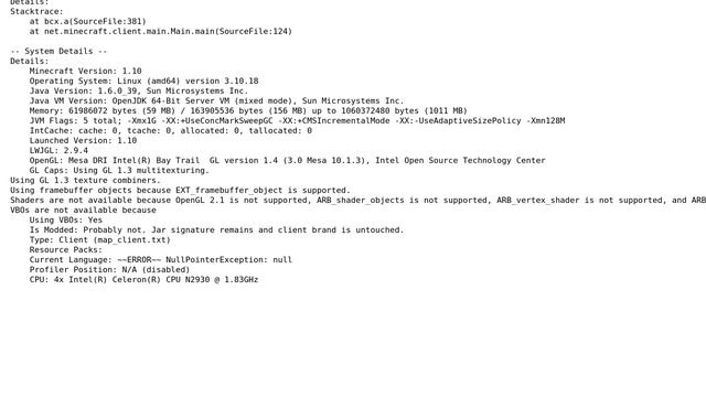 Ubuntu: Minecraft constantly crashes on Chromebook смотреть онлайн