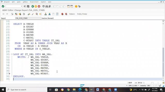 SAP-ABAP-Inner-join in Telugu Language смотреть онлайн