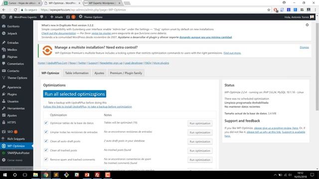 Curso WPO WordPress #4 Optimizar Base Datos смотреть онлайн