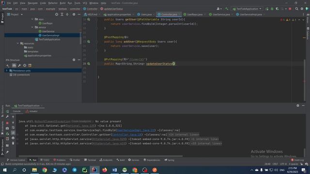 Тестовое задание на позицию JAVA BACKEND DEV. REST API. RESTFULL. HIBERNATE. MYSQL. Часть 2. смотреть онлайн