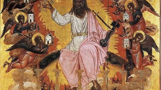 ОТКРОВЕНИЕ СВЯТОГО ИОАННА БОГОСЛОВА. Глава IV, стихи 6-11. Небесная Божественная Литургия смотреть онлайн