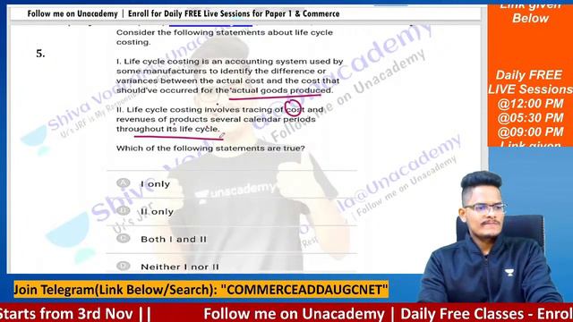 Commerce NTA official Mock Test - Part 4 | NTA UGC NET 2021 | Vodnala Shivalingam | Unacademy NTA смотреть онлайн