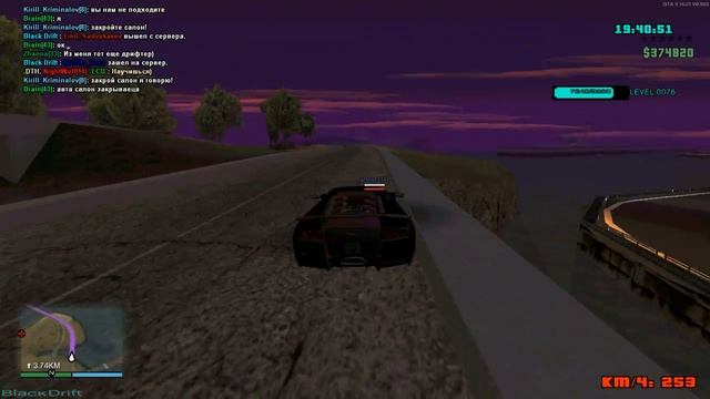 Играем с Найсом на сервере Black Drift | SAMP 0.3.7 смотреть онлайн