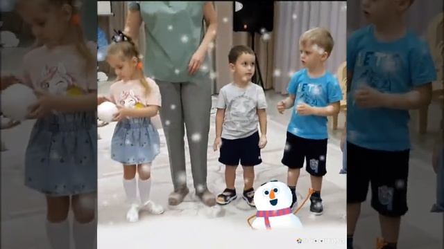 музыкальная игра "Снеговик" (4-5 лет), Новый Уренгой,2021 смотреть онлайн