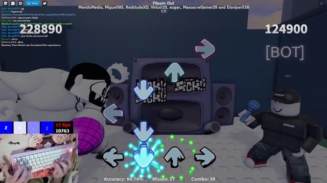 [66 KPS] Flippin Out (Flippy Side) HARD 45x misses | Friday Night Bloxxin' ROBLOX смотреть онлайн