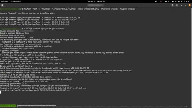 How to get SHA-1 Key in LINUX!! | Linux Terminal смотреть онлайн