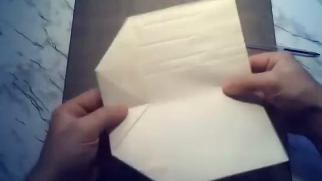 Как сделать: самолет бумеранг, простая модель, самолет из бумаги. Оригами. How to make Boomerang смотреть онлайн