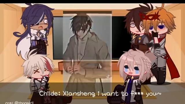 Genshin impact react! [part3](Zhongli&Kaeya) смотреть онлайн