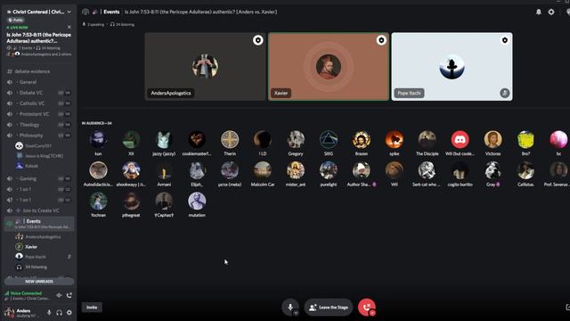 Debate: Is John 7:53-8:11 (Pericope de Adulterae) authentic? (Anders vs. Xavier) смотреть онлайн
