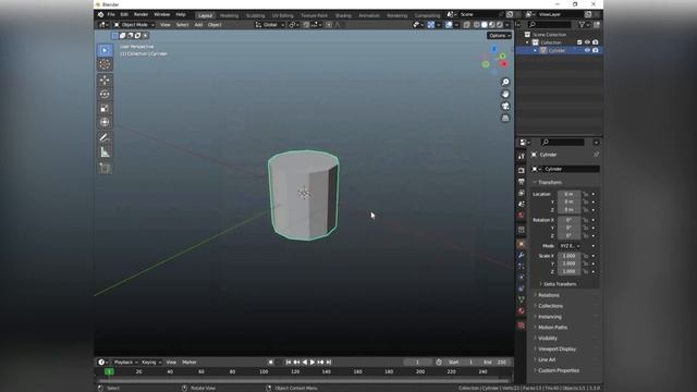 МЕНЮ ПОСЛЕДНЕГО ДЕЙСТВИЯ в Blender 3D. Как вернуть настройку объекта примитива. смотреть онлайн