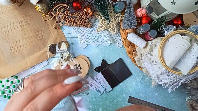 Открываем ПОДАРКИ ?? от Тайного Санты 2023! / ВЛОГ №117/ #Скрапбукинг.