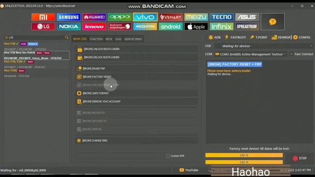 Vivo Y30 Y30i lupa pin pola sandi + Bypass Frp ( Pd1987f ) format #unlocktool #teknisihaohao смотреть онлайн