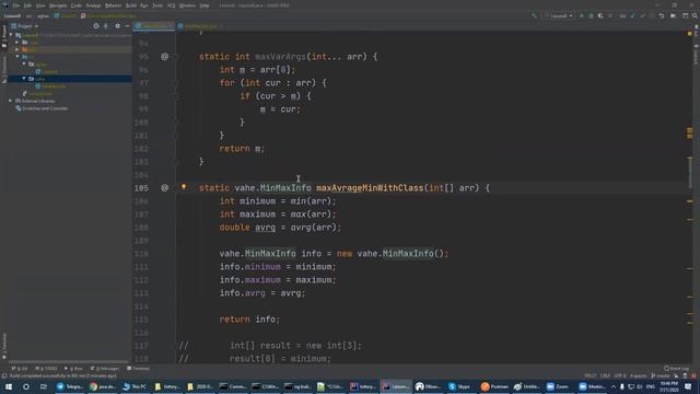 8_3(Java Classes, MinMaxInfo, Packages and imports, java access modifiers) смотреть онлайн