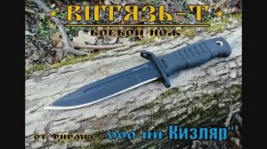 Витязь Т - боевой нож от пп Кизляр Выживание Тест №33