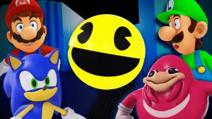 Pac-Man против игровых персонажей