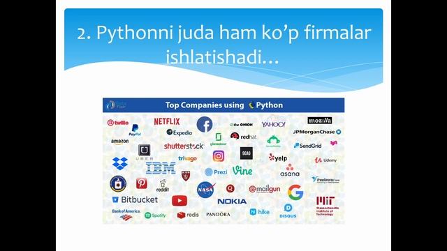 Python Darslari #1 | Nega aynan Python? смотреть онлайн