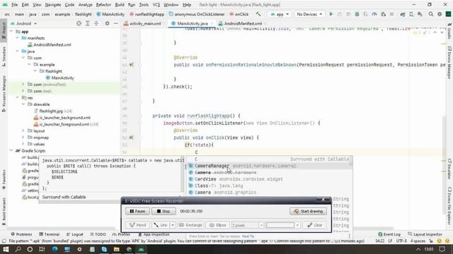 create flash light app | create flashlight app android studio | android studio tutorial смотреть онлайн
