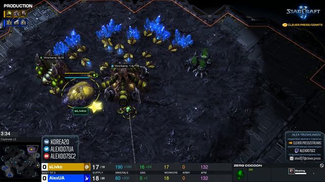 МАТЧ С ЛЕГЕНДОЙ: Alex007 против White-Ra и sLivko на турнире по StarCraft II: Wings of Liberty смотреть онлайн