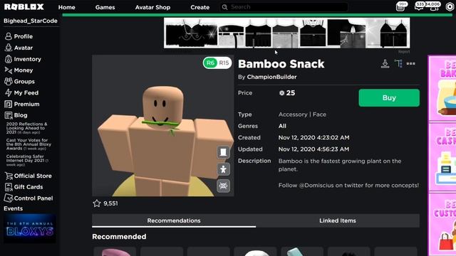 Demon Slayer Nezuko Roblox Avatar For 255 Robux смотреть онлайн