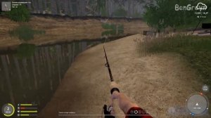 Поймал язя и потерял свой спиннинг \ Русская рыбалка 4