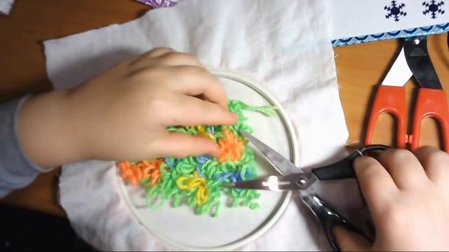 Руками ребенка Нетканый гобелен Мастер класс от Максимки(9 лет) смотреть онлайн